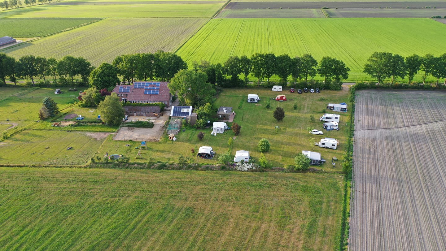 foto gemaakt door één van de gasten met een drone